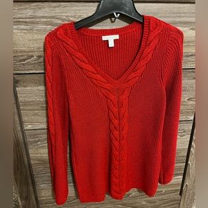 Westport  women red sweater
